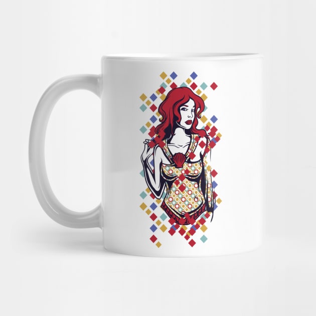 Red-haired Savvy Lady by MarinasingerDesigns